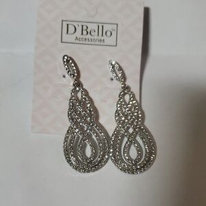 Silver Teardrop Earrings